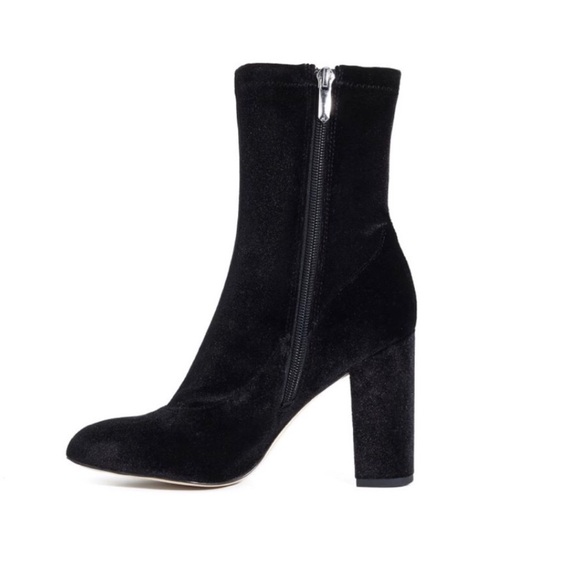 Sam Edelman Shoes - Sam Edelman black velvet boots, Size 9 1/2